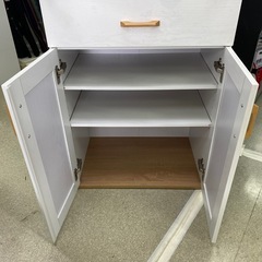 0056 食器棚（ホワイト）の画像