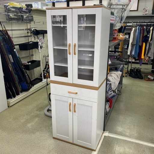 0056 食器棚（ホワイト）