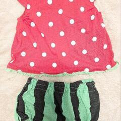 ベビー服すいか 70サイズ  の画像