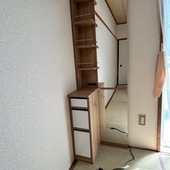 家具350 Elena 収納付姿見ドレッサーの画像