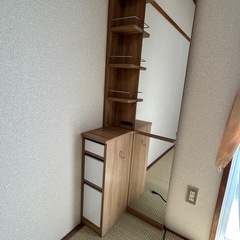 家具350 Elena 収納付姿見ドレッサーの画像