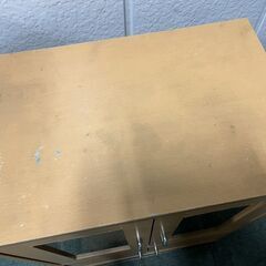 木製 食器棚 収納棚 幅60cm×奥行40cm×高さ80cm の画像