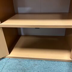 木製 食器棚 収納棚 幅60cm×奥行40cm×高さ80cm の画像