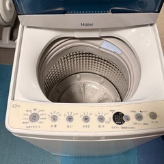 ハイアール洗濯機 4.5kg 2020年製　室内使用　動作確認済み の画像