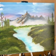 油絵　風景画
