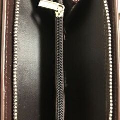 【未使用品】管理番号：G-6 　レザーロングウォレット 長財布　１０cm ×１９cm 厚み２.５cm （概算）の画像