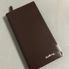 【未使用品】管理番号：G-6 　レザーロングウォレット 長財布　...