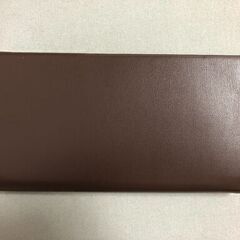 【未使用品】管理番号：G-6 　レザーロングウォレット 長財布　１０cm ×１９cm 厚み２.５cm （概算）の画像