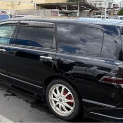 オデッセイドレスアップ車スタッドレス付きの画像