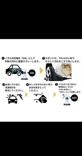 ☆コメリ クルザード 水アカ汚れ　ピッチ・タール　洗浄剤5L☆