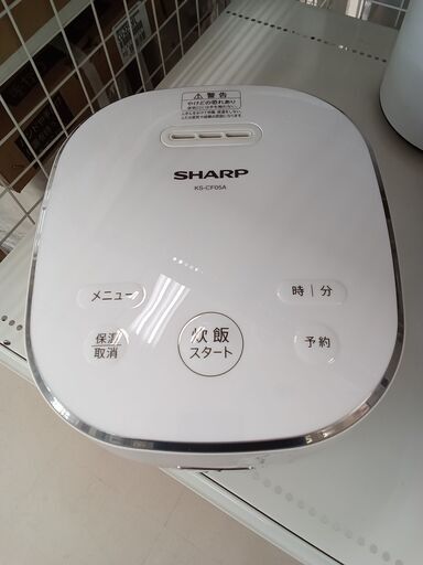 ☆ジモティ割あり☆ SHARP 炊飯器 KS-CF05A-W 19年製 動作確認 