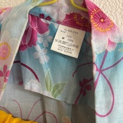 【中古】キッズ　浴衣の画像