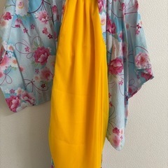 【中古】キッズ　浴衣の画像