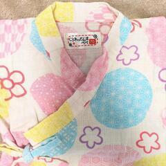 甚平(花柄)70サイズの画像