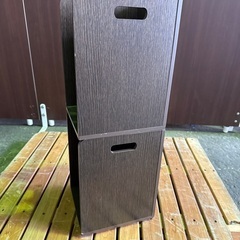 仕切り付　木製マガジンラック　の画像