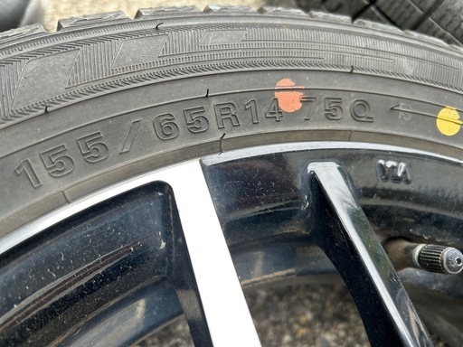 155/65/R14 冬タイヤ+ホイール