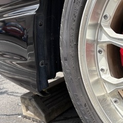 オデッセイドレスアップ車スタッドレス付きの画像