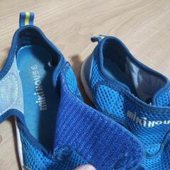 18cm　mikihouse　サンダルの画像