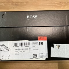 新品未使用BOSSメンズスニーカー　BOSS本店購入　26.5cmの画像