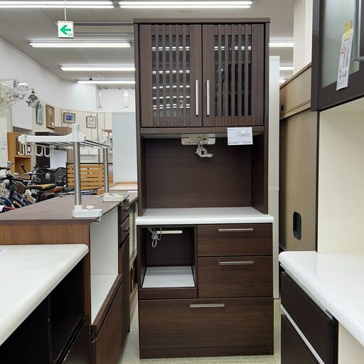 食器棚　茶色　TJ11566