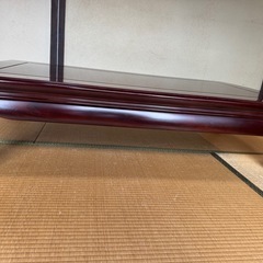 天然杢高級座敷机机座卓テーブルの画像