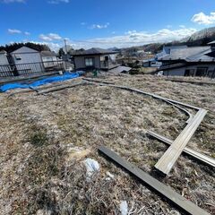 再値下げ カーポート　横2台　解体済みの画像