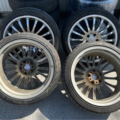 カールソンCR1/16 ホイールタイヤセット　タイヤサイズ245/35ZR19 の画像