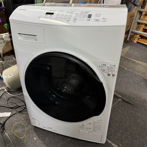 IRIS OHYAMA アイリスオーヤマ ドラム式洗濯乾燥機 CDK842-W 2024年製 洗濯8kg 乾燥4kg