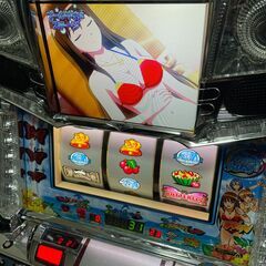 キュインぱちすろ南国育ち 1st vacation 実機 パチスロ 不要機付