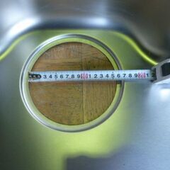 【未使用品】ヤジマ ステンレスシンク キッチン 流し台 幅1180×奥580 シンク深さ215mm 左シンクの画像