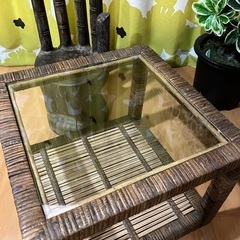 中古・アジアンテーブル！