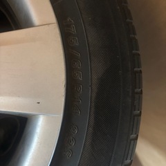 マツダ デミオ 14インチ純正ホイール4本セット タイヤの画像