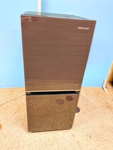 Hisense 2ドア冷凍冷蔵庫 134L 2021年製 HR-G13B-BR ガラスドア Hisense 2ドア冷凍冷蔵庫 134L 2021年製 HR-G13B-BR ガラスドア