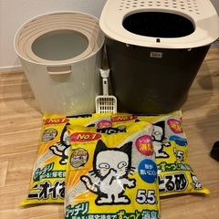 【消毒済み】ネコトイレセット