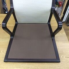 ③天童木工 座椅子 幅52×奥行57×高さ57cm Tendo 和室 一人掛け 肘掛け 肘付き チェア 1人 イス 札幌市 厚別区の画像