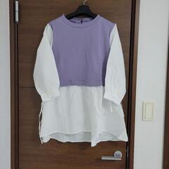 しまむら　　Lサイズ　七分丈トップスの画像