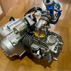 フィンフィンシリンダー　150ccハイカムカブ125ccプチチューニングエンジン4速セル付き　 ハイカムエンジン   モンキーゴリラカブダックスシャリーグロムハンターカブ　セル付きpwk fcrの画像