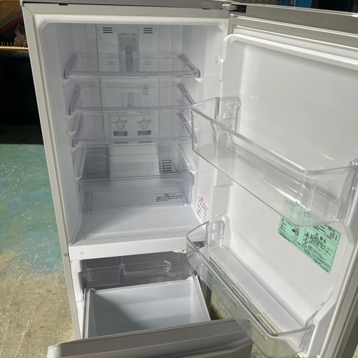 002冷蔵庫 三菱MR-P15A-S 2017年製 146L【凹有の為格安】 (もも 002冷蔵庫 三菱MR-P15A-S 2017年製 146L【凹有の為格安】 (もも