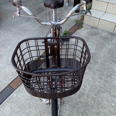 2024年7月購入　ほぼ未使用　　女性・中高年向け　安心低床自転車 マルキン自転車　ヒヨリ　／低床22インチ　／ワインレッドの画像