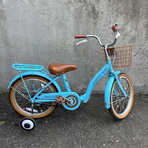 Celeste 幼児用自転車 青 前カゴ付き Celeste 幼児用自転車 青 前カゴ付き