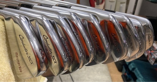 Maruman マルマン Conductor 31CX 左利き用 アイアンセット（3〜9、PW、AW）　　リサイクルショップ宮崎屋　佐土原店　25.4.28F