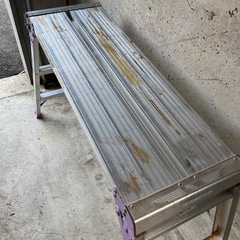 ALINCO 足場台 PXGV-910FD 天板高さ80cm アルミ 折りたたみ コンパクト 脚立 DIY アルインコの画像