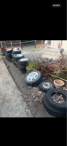 タイヤとタイヤホイール付き買ってください