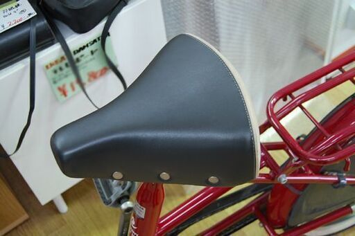 子供乗せ自転車 20インチ 3段切替 グロスピンクブラウン 丸石サイクル