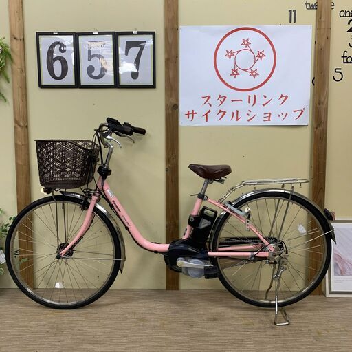 657整備済新基準パナソニックViViDX電動アシスト自転車26インチ 657整備済新基準パナソニックViViDX電動アシスト自転車26インチ