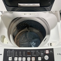 【ご成約】003 洗濯機 ハイセンス HW-E5502 2018年製 5.5kgの画像