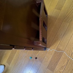 キャスター付き　子供机の画像