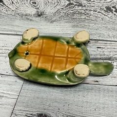 亀 置物 陶器の画像
