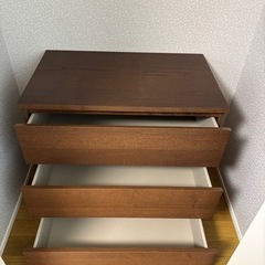 IKEAのチェスト　3段の画像