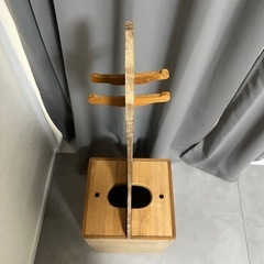 三味線スタンド ケース 2丁収納 引き出し 和楽器の画像